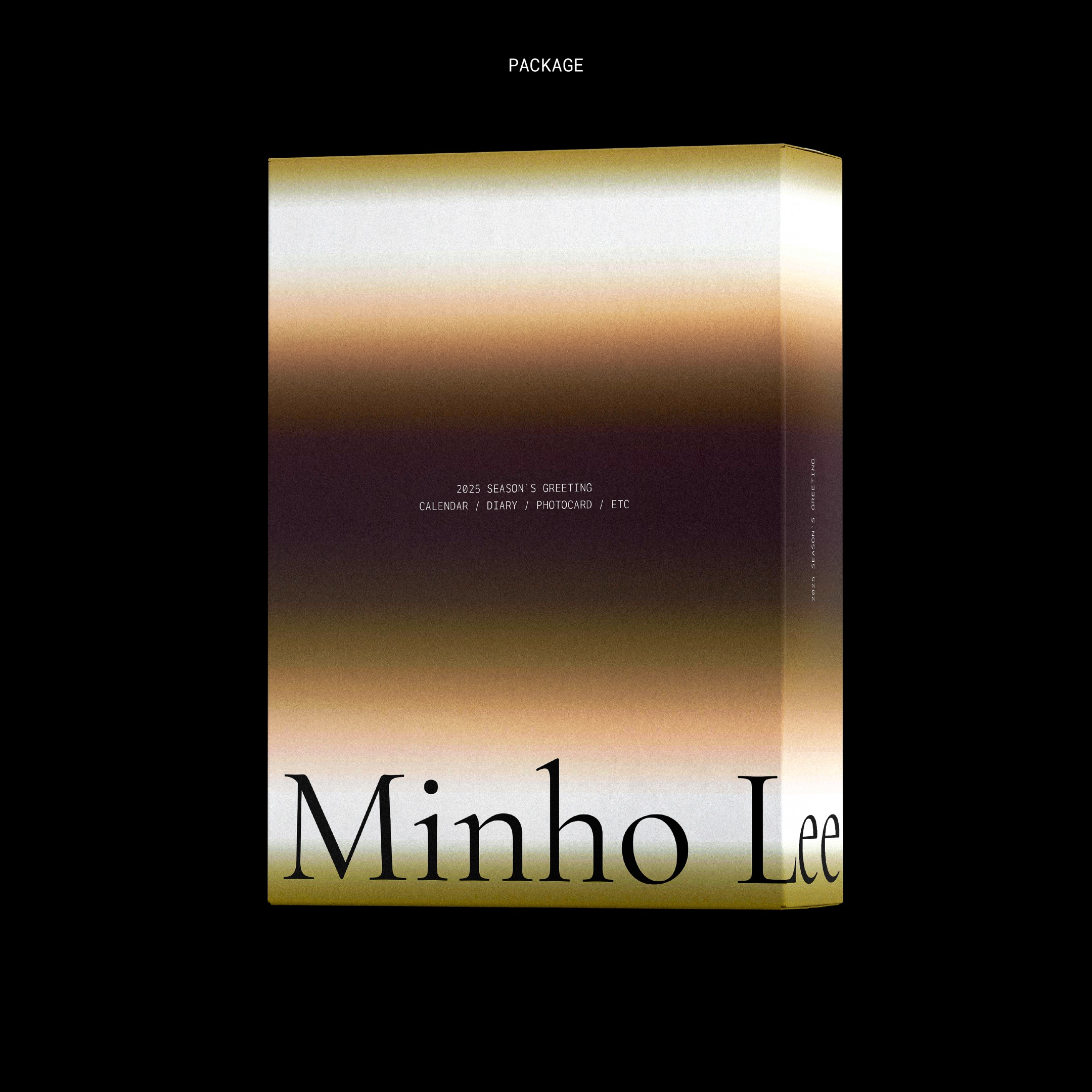 Lee Minho 2025 Season's Greeting Concept — Season's Greeting Concept / Package / Goods Design